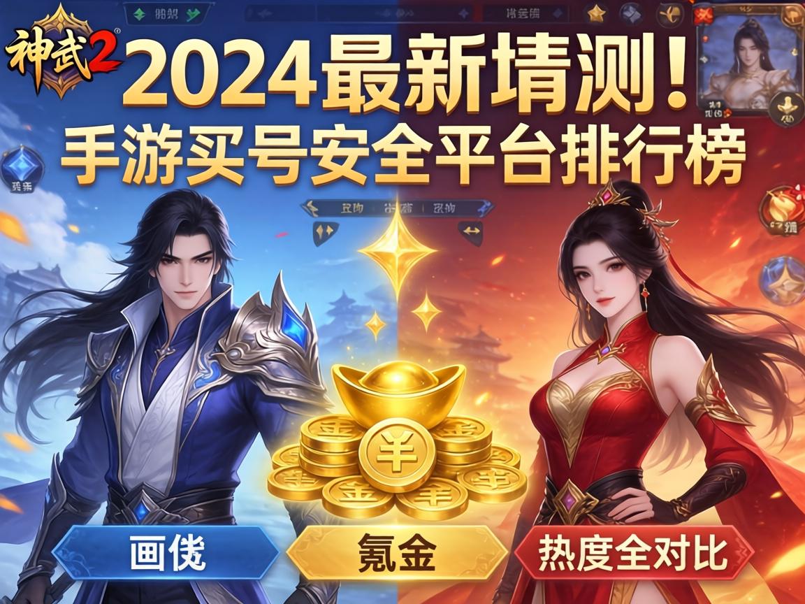 2024最新实测！神武2手游买号安全平台排行榜，画质、氪金、热度全对比
