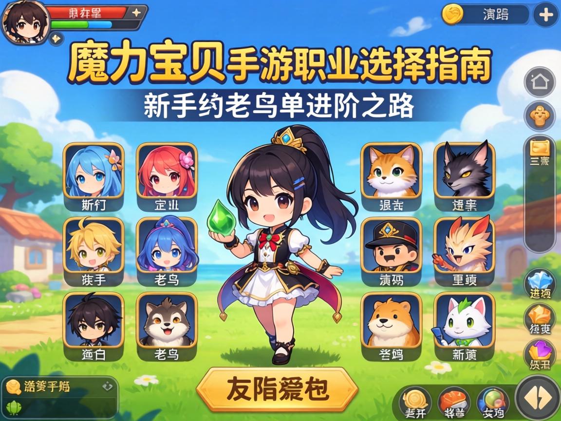 魔力宝贝手游职业选择指南，从新手到老鸟的进阶之路