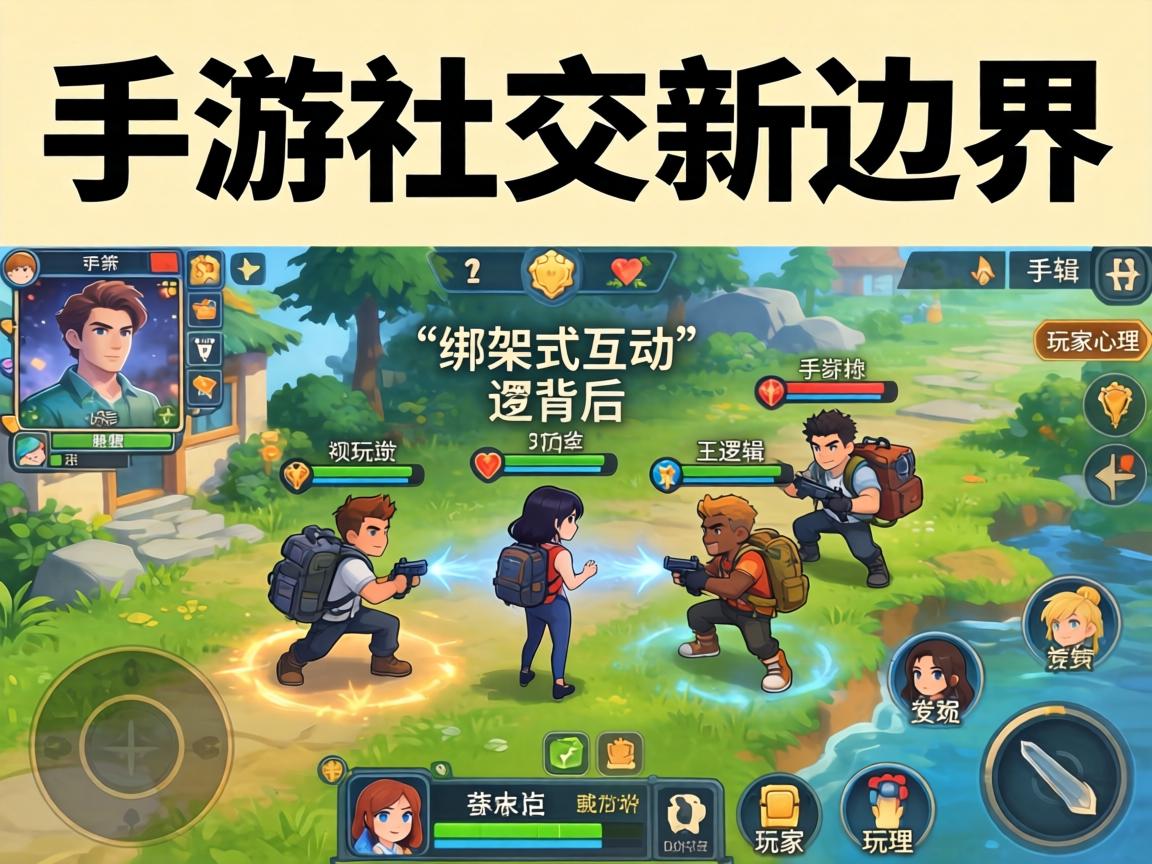 手游社交新边界，探讨绑架式互动背后的设计逻辑与玩家心理