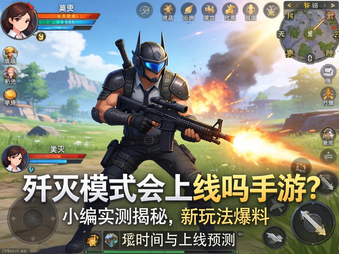 歼灭模式会上线吗手游？小编实测揭秘，新玩法爆料与上线时间预测