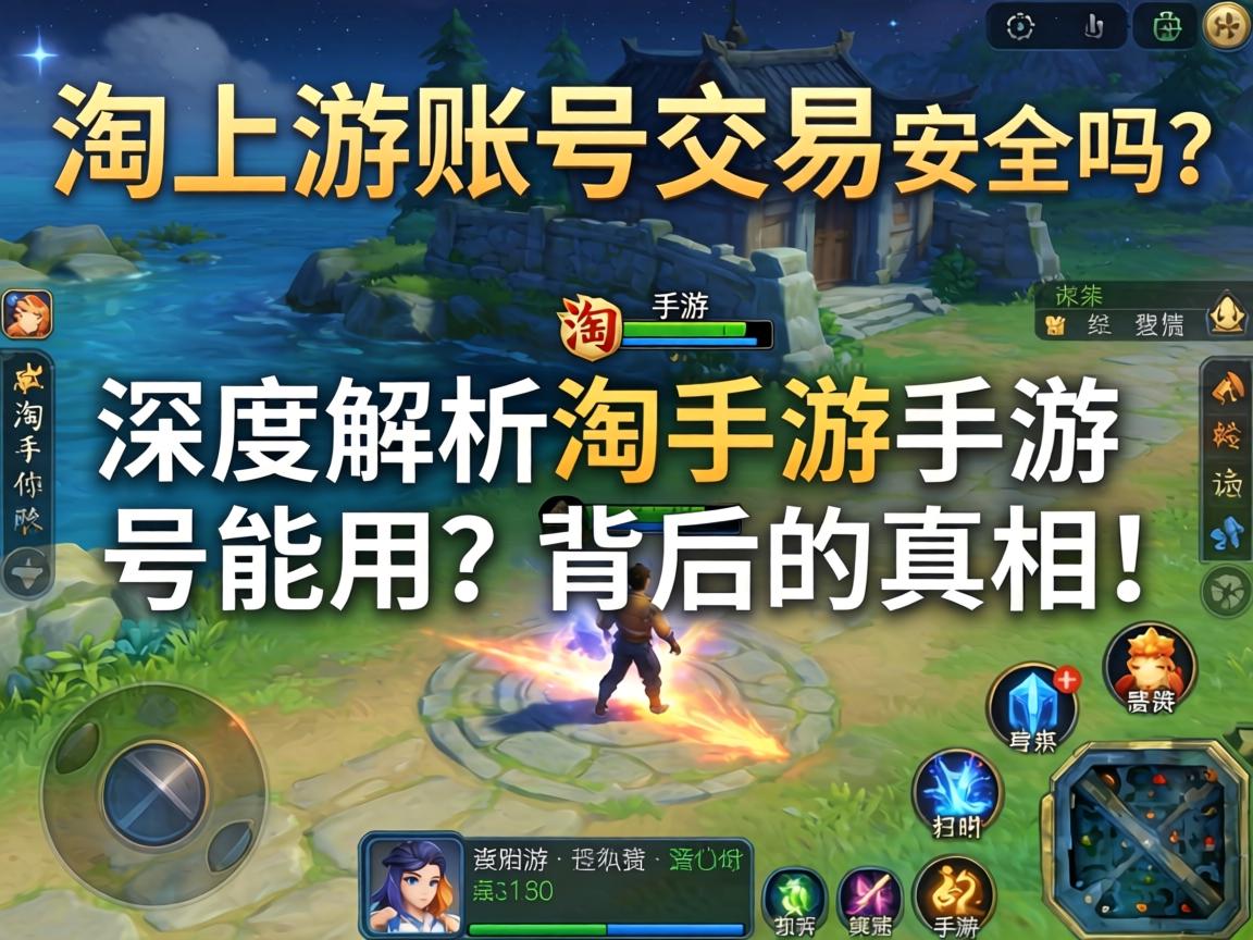 淘手游账号交易安全吗？深度解析淘手游的号能用吗背后的真相