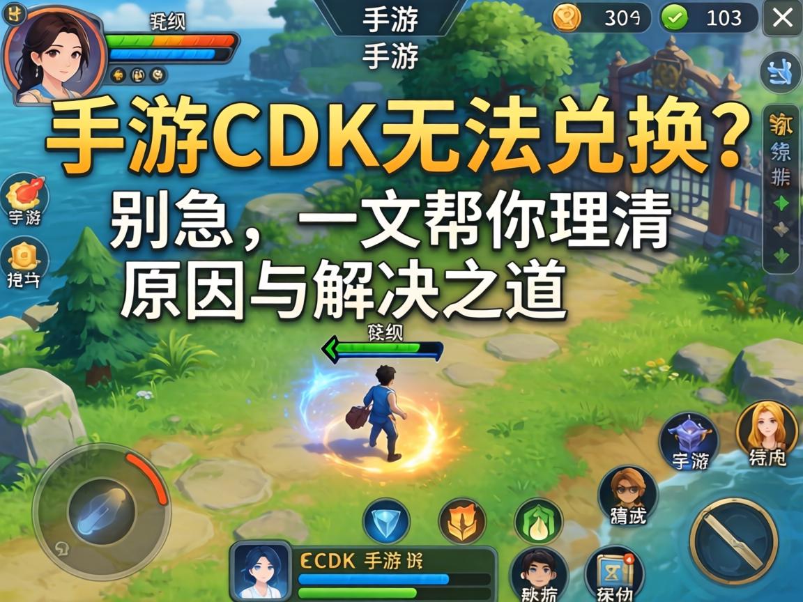 手游CDK无法兑换？别急，一文帮你理清原因与解决之道