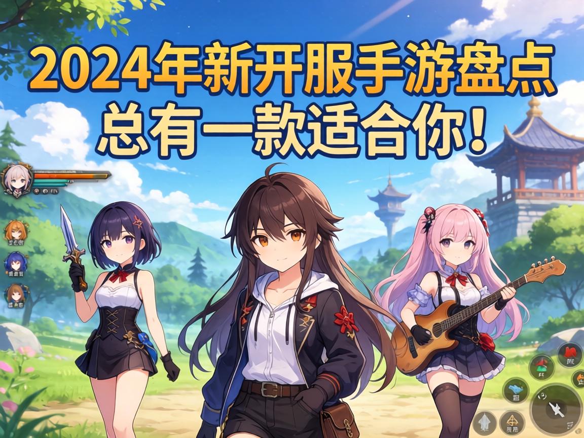 2024年最值得期待的新开服手游盘点，从二次元到开放世界，总有一款适合你！