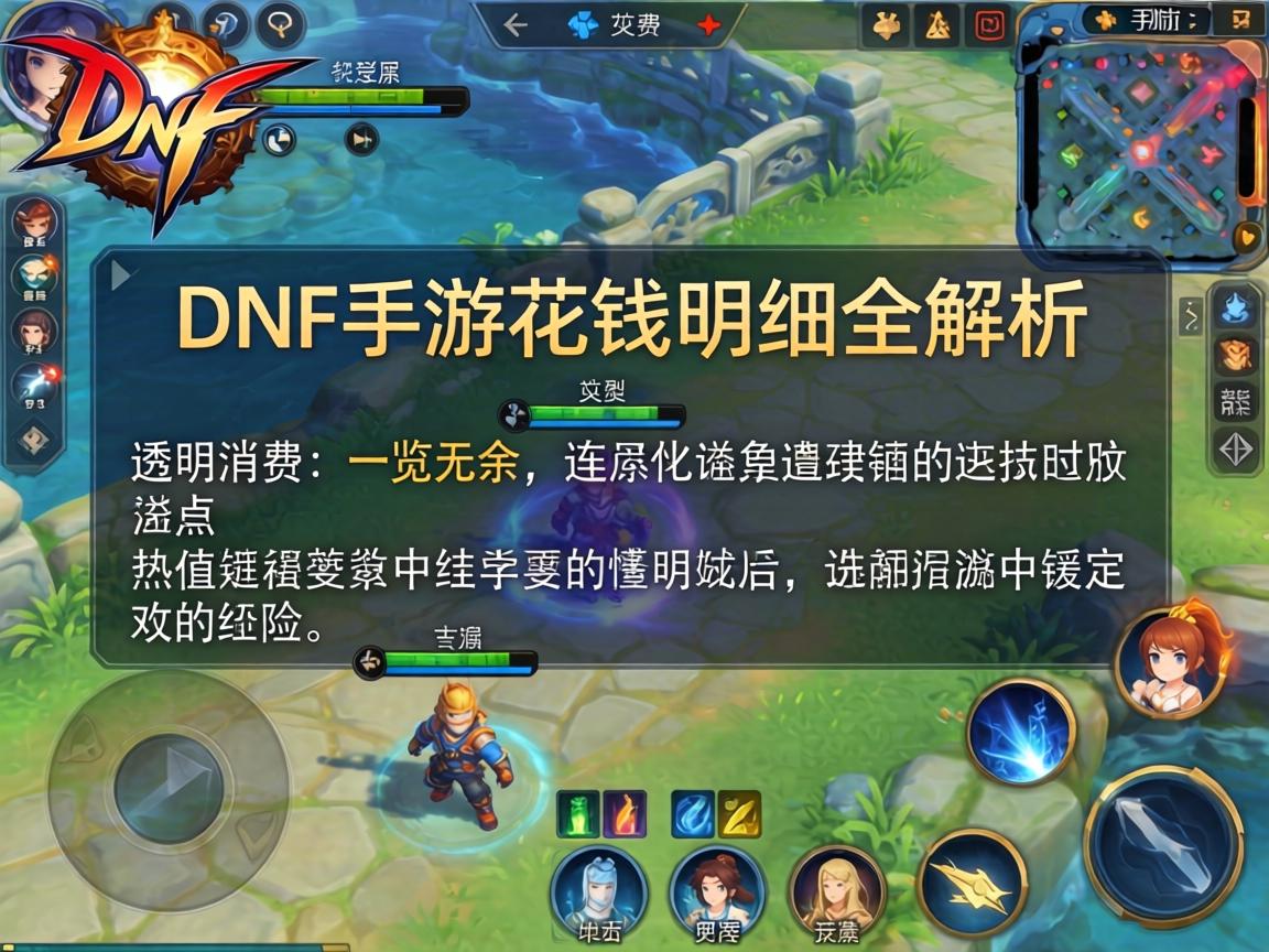 DNF手游花钱明细全解析，透明消费，一览无余