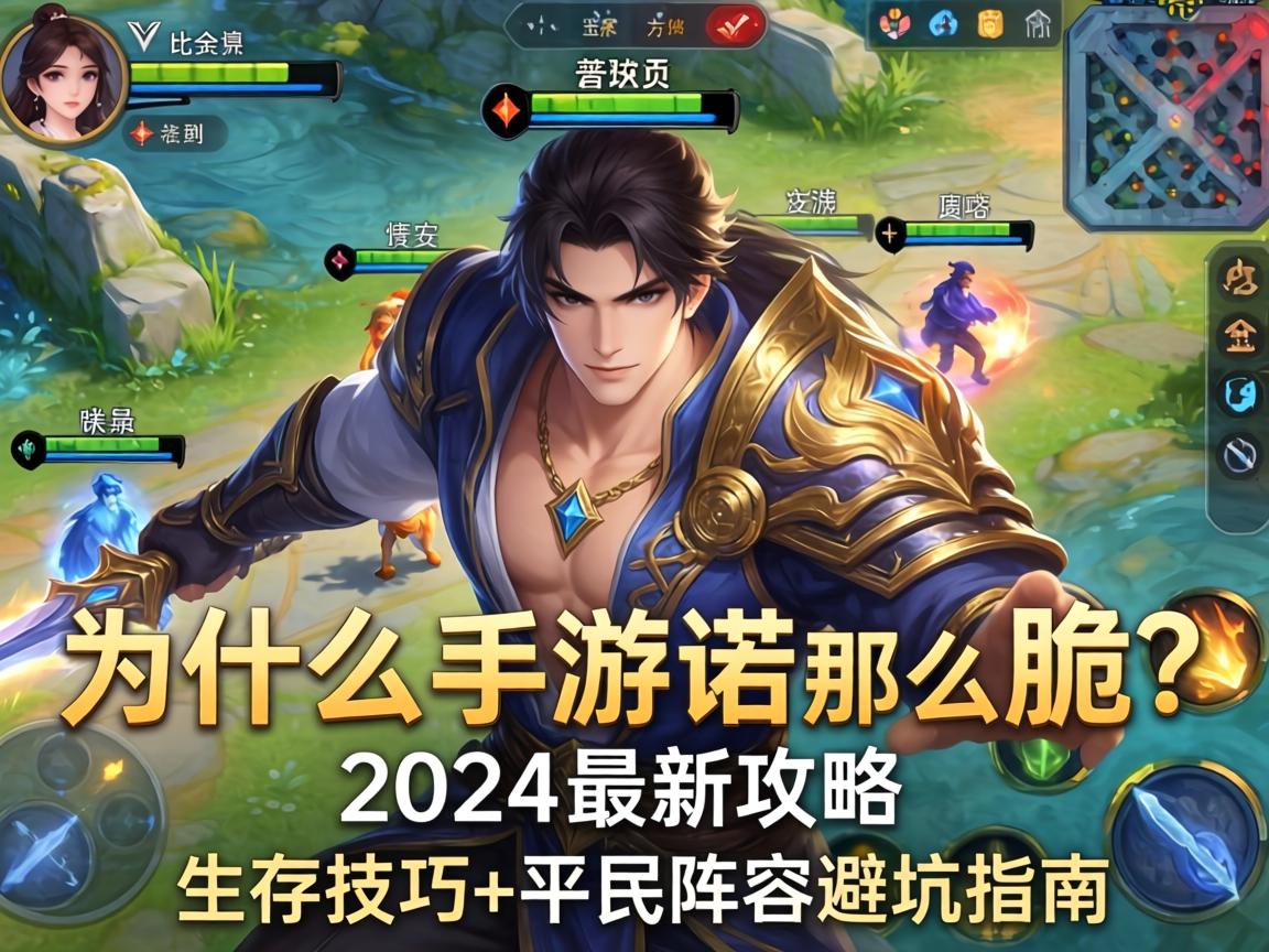 为什么手游诺手那么脆？2024最新攻略，生存技巧+平民阵容避坑指南