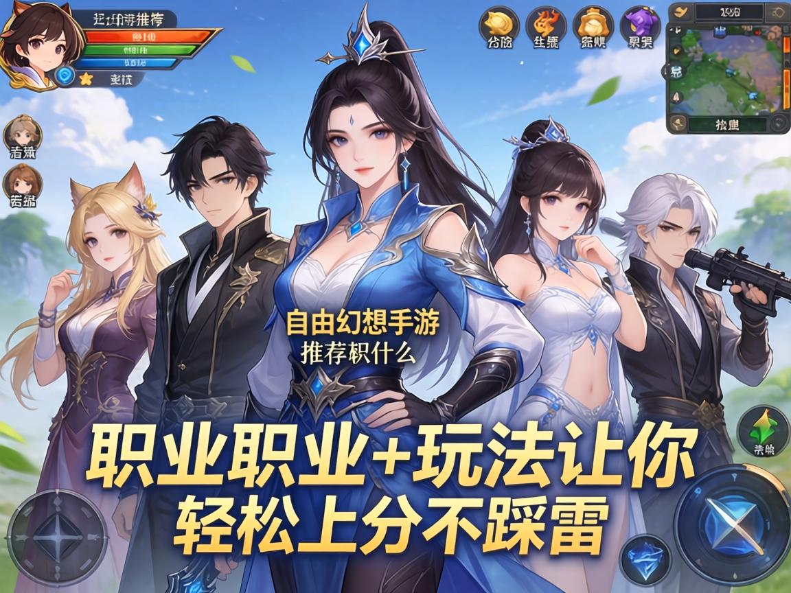 自由幻想手游推荐玩什么？这三大职业+玩法让你轻松上分不踩雷