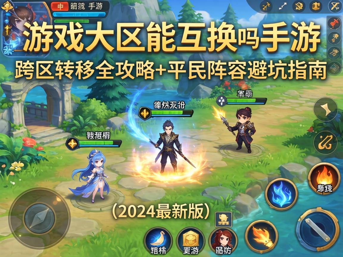 游戏大区能互换吗手游，跨区转移全攻略+平民阵容避坑指南（2024最新版）