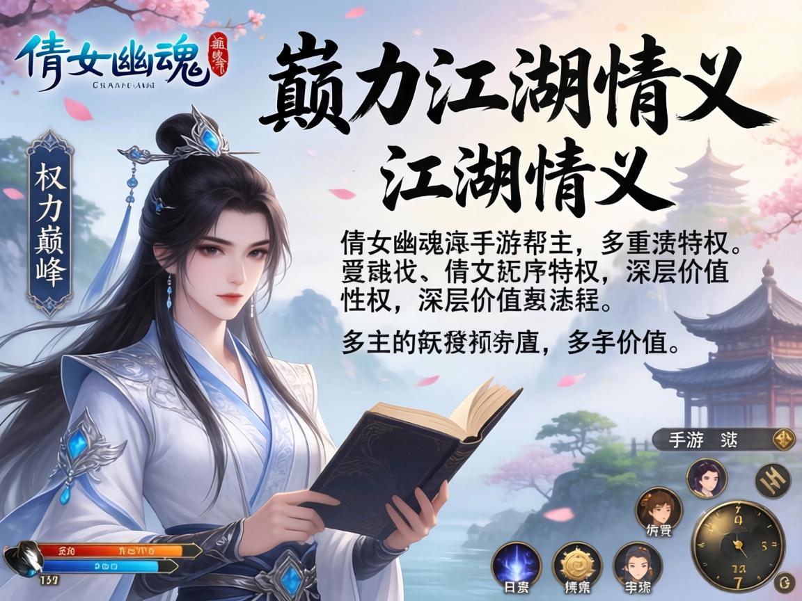 从权力巅峰到江湖情义，解析倩女幽魂手游帮主的多重特权与深层价值