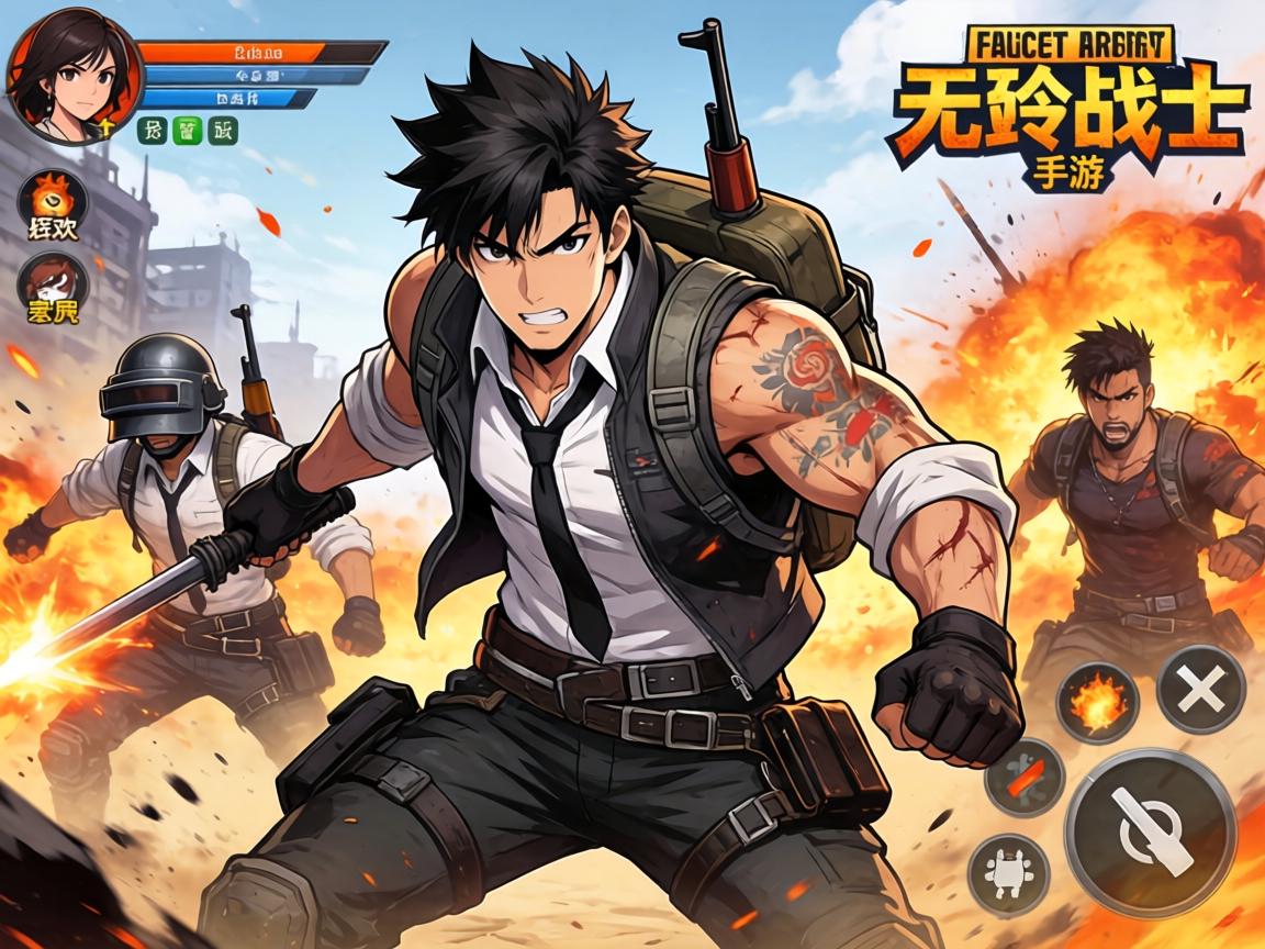 硬核动作与无赖玩法碰撞，无赖战士手游，暴力美学下的另类狂欢