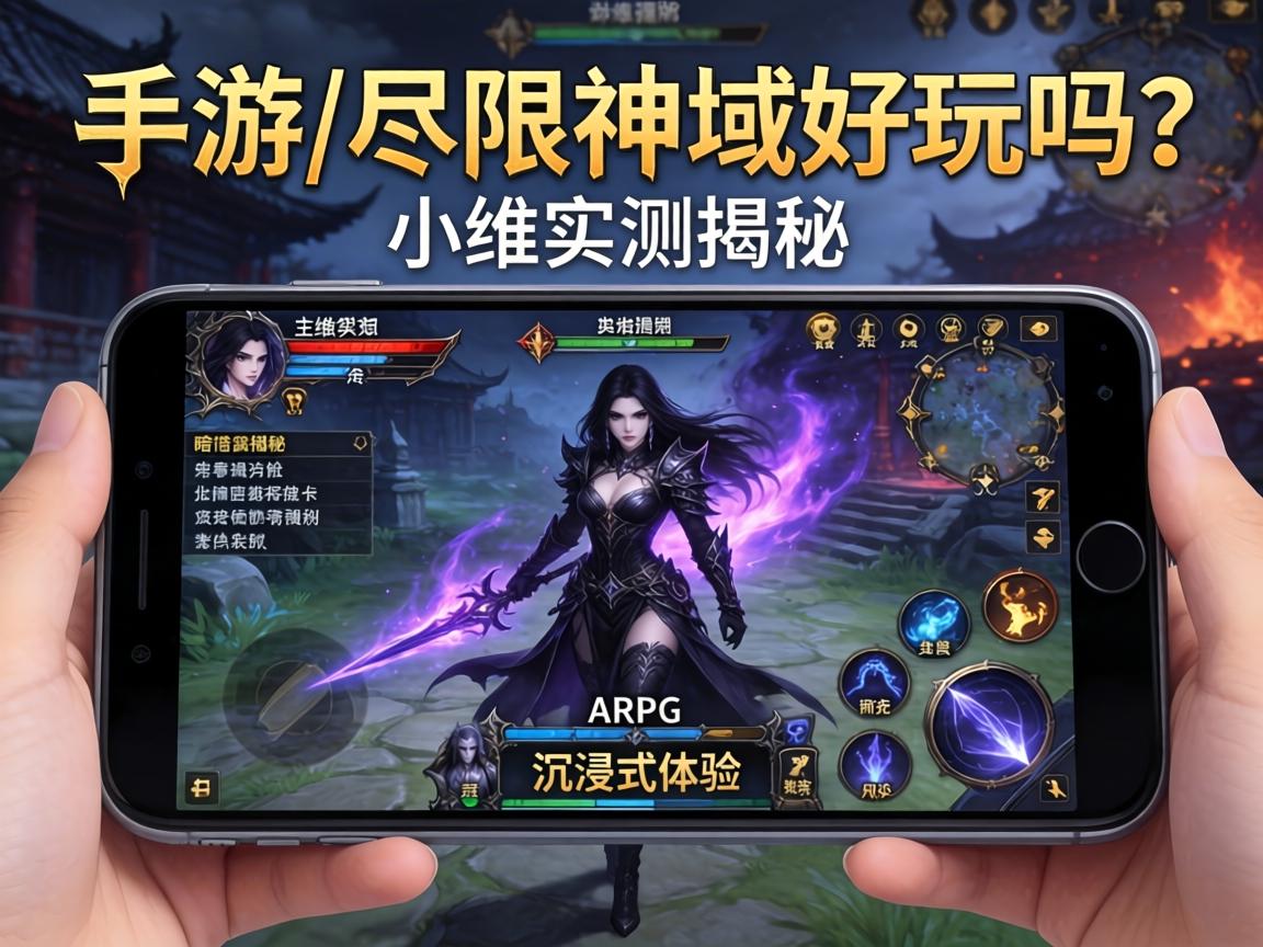 手游无尽神域好玩吗？小编实测揭秘这款暗黑风ARPG的沉浸式体验