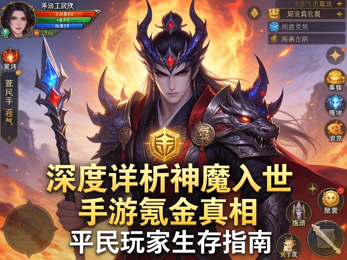 深度解析神魔入世，手游氪金真相与平民玩家生存指南