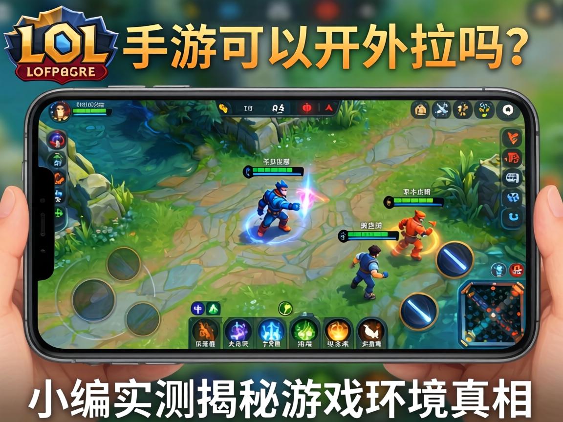 LOL手游可以开外挂吗？小编实测揭秘游戏环境真相