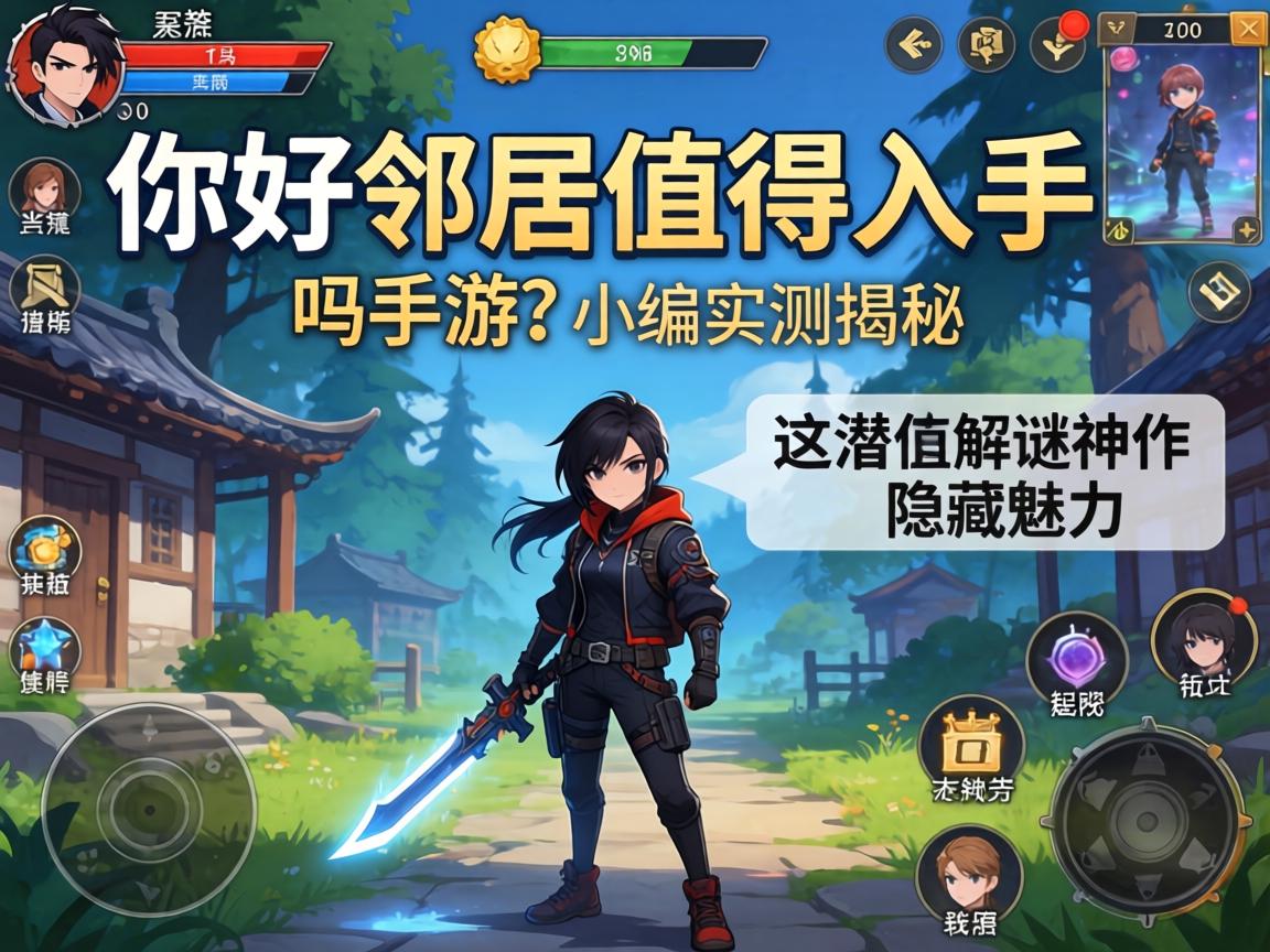 你好邻居值得入手吗手游？小编实测揭秘这款潜行解谜神作的隐藏魅力