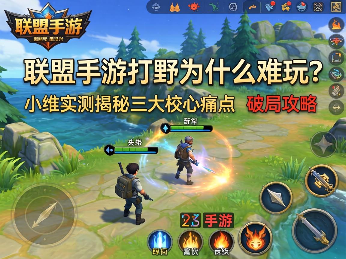 联盟手游打野为什么难玩？小编实测揭秘三大核心痛点与破局攻略