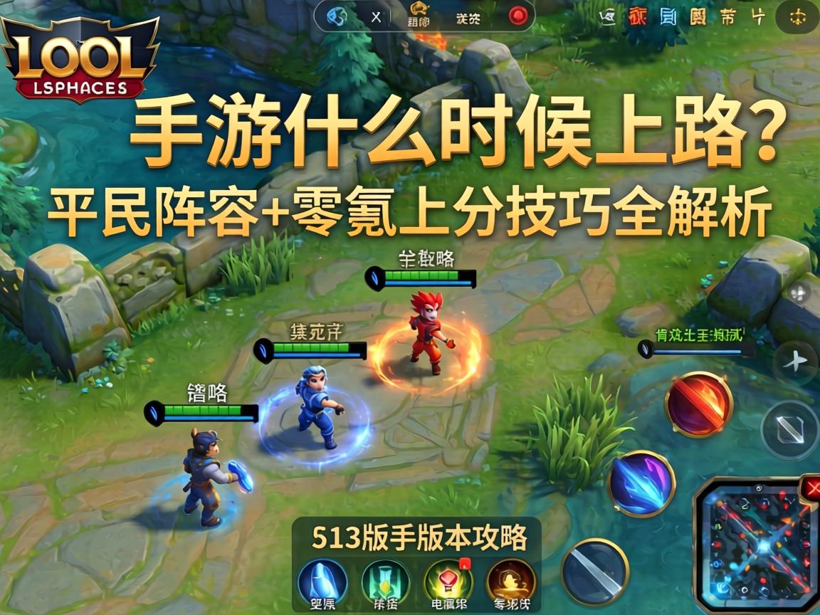 LOL手游什么时候上路？S13版本攻略，平民阵容+零氪上分技巧全解析