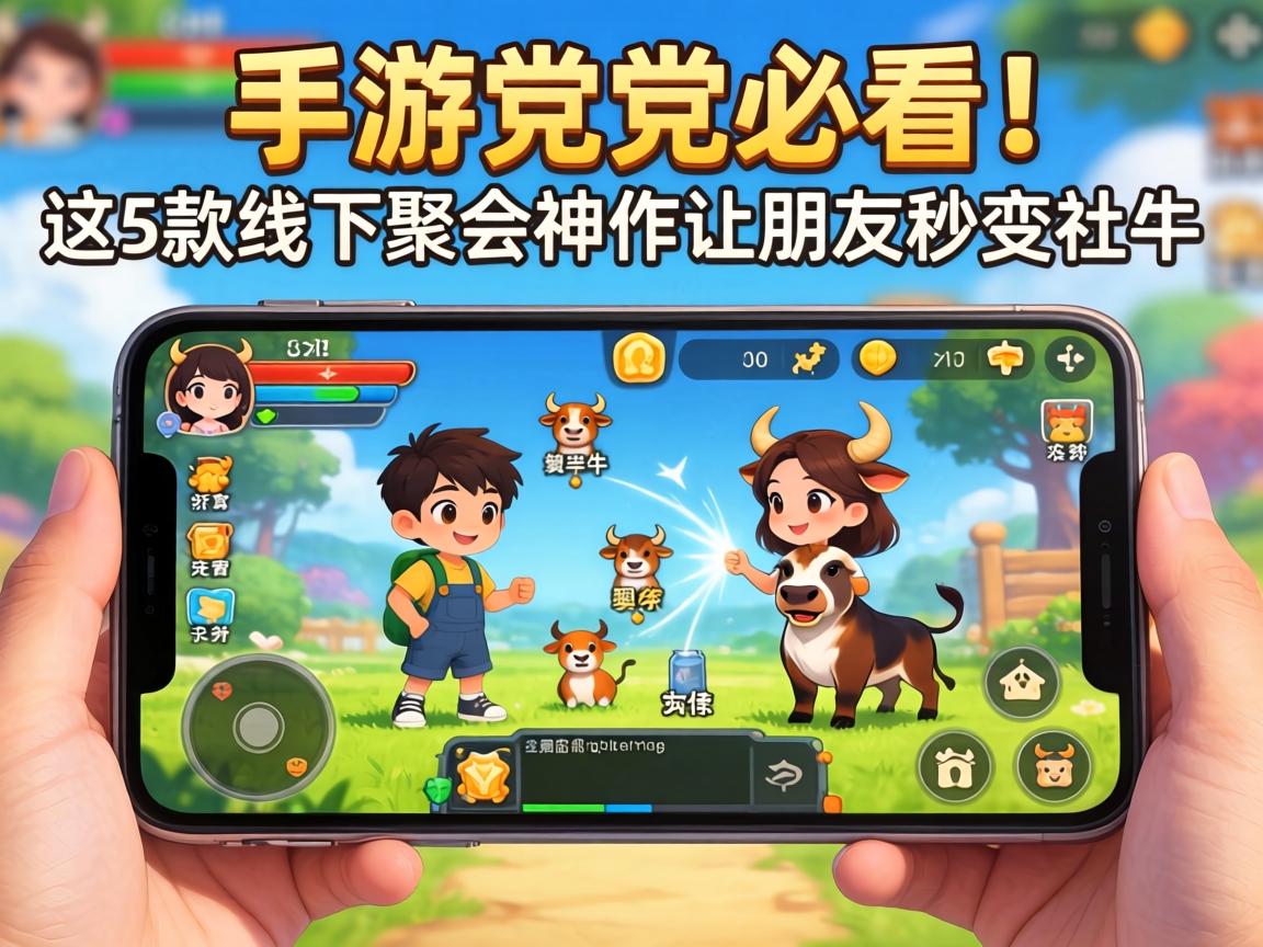 手游党必看！这5款线下聚会神作让朋友秒变社牛