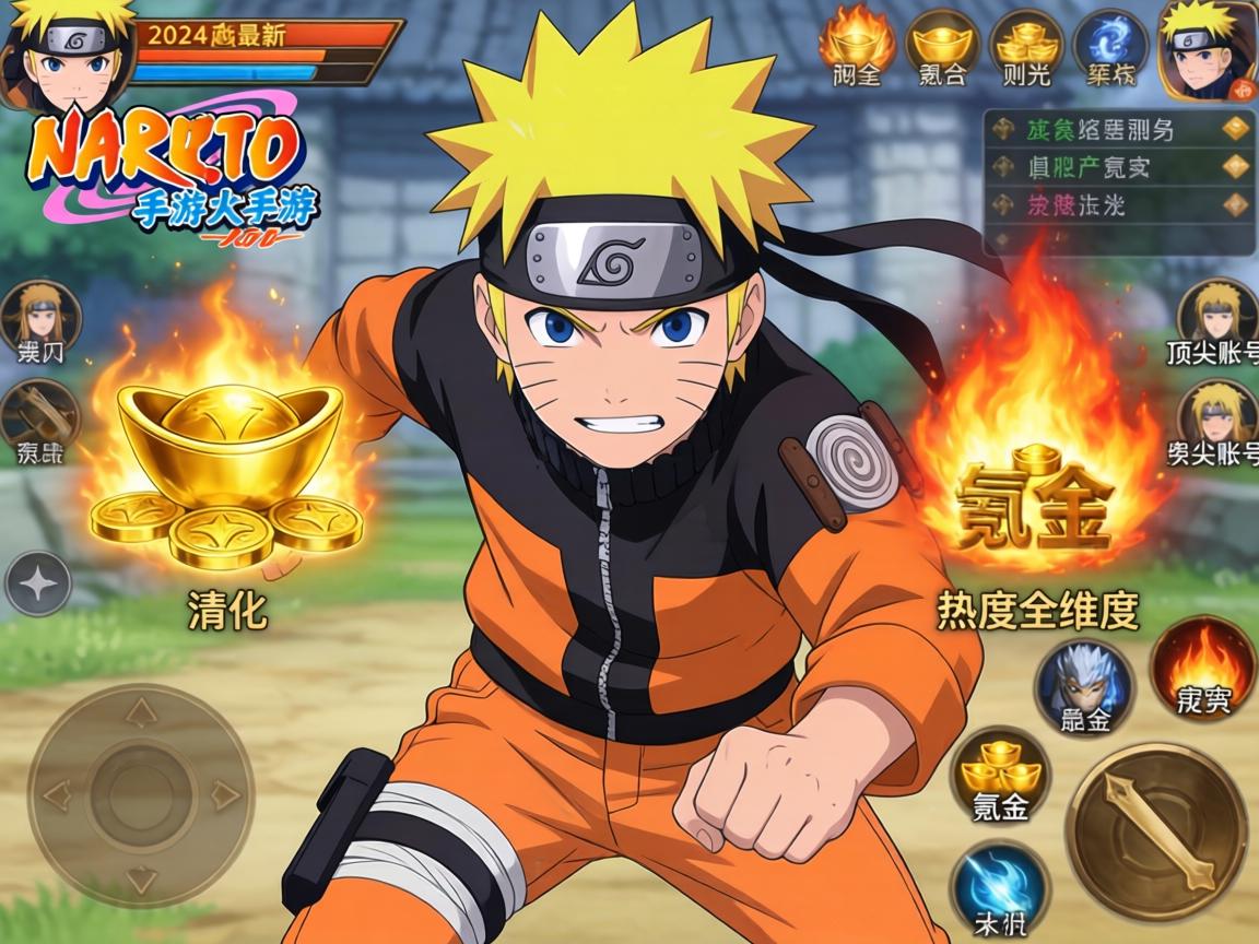 2024最新火影手游顶尖账号实测排行榜，画质、氪金、热度全维度对比