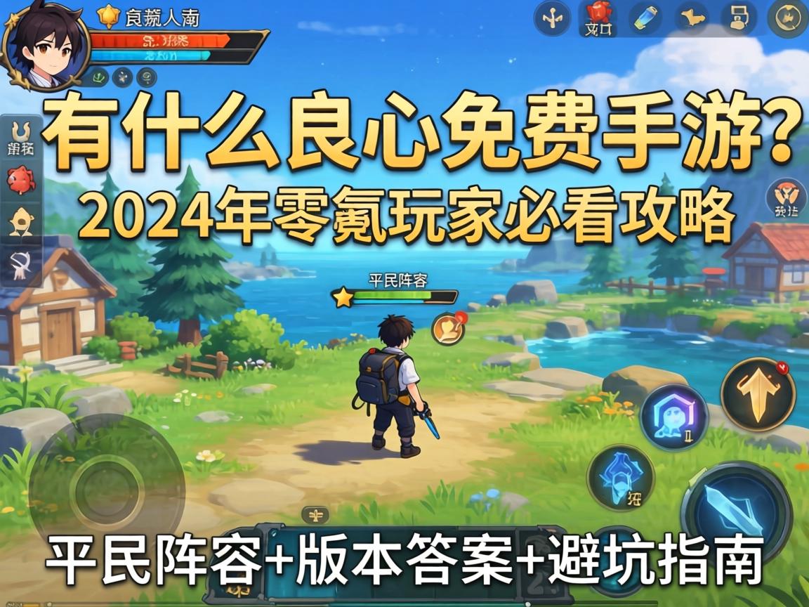 有什么良心免费手游？2024年零氪玩家必看攻略，平民阵容+版本答案+避坑指南