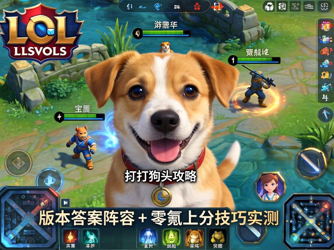 LOL手游好打狗头攻略，版本答案阵容+零氪上分技巧实测