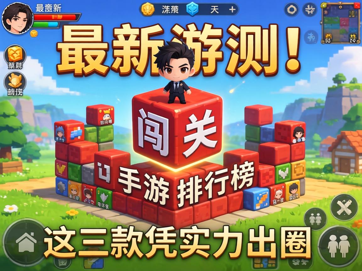 最新实测！红色方块闯关手游排行榜，这三款凭实力出圈