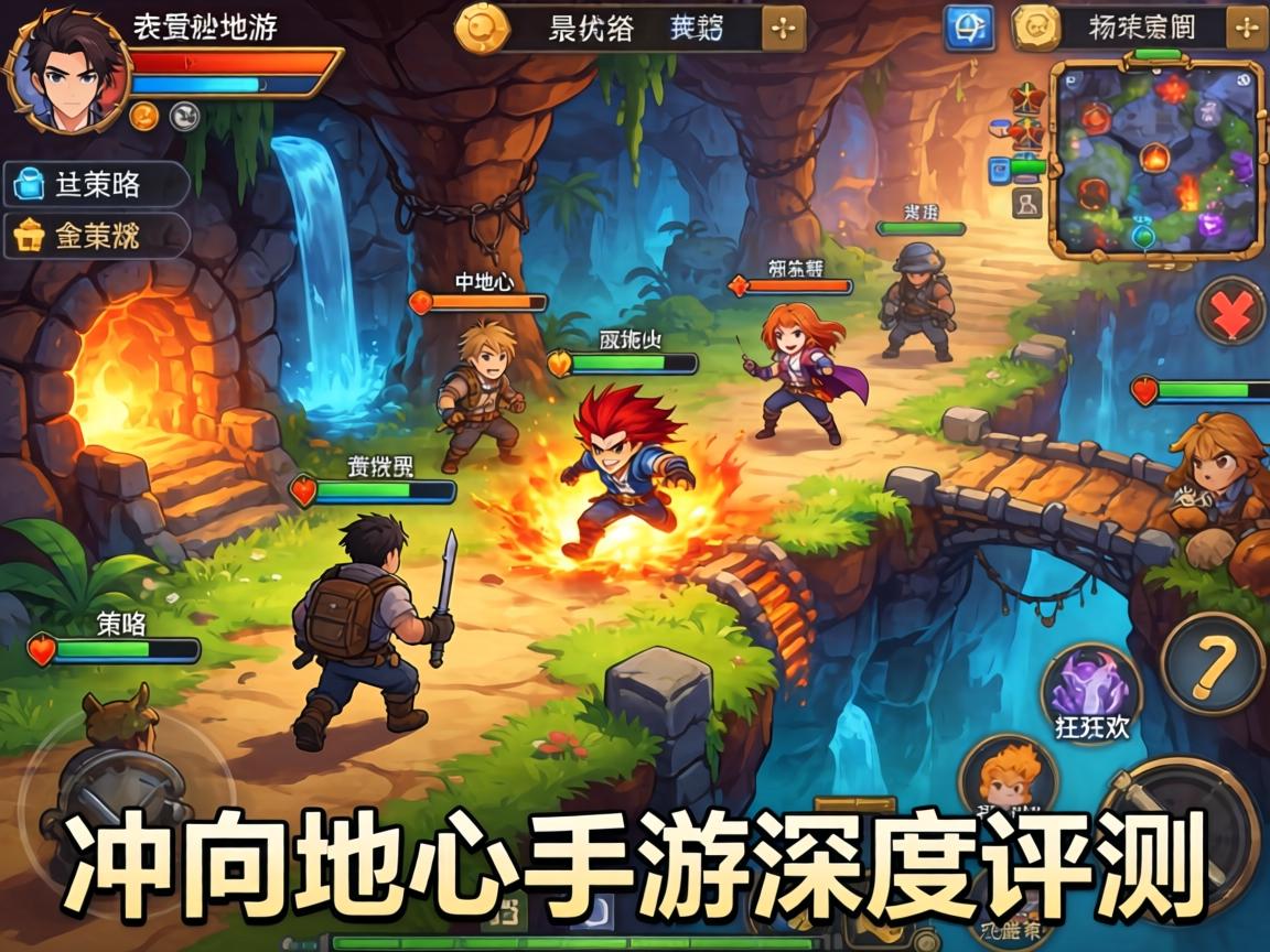 冲向地心手游深度评测,一场融合策略与冒险的地下世界狂欢
