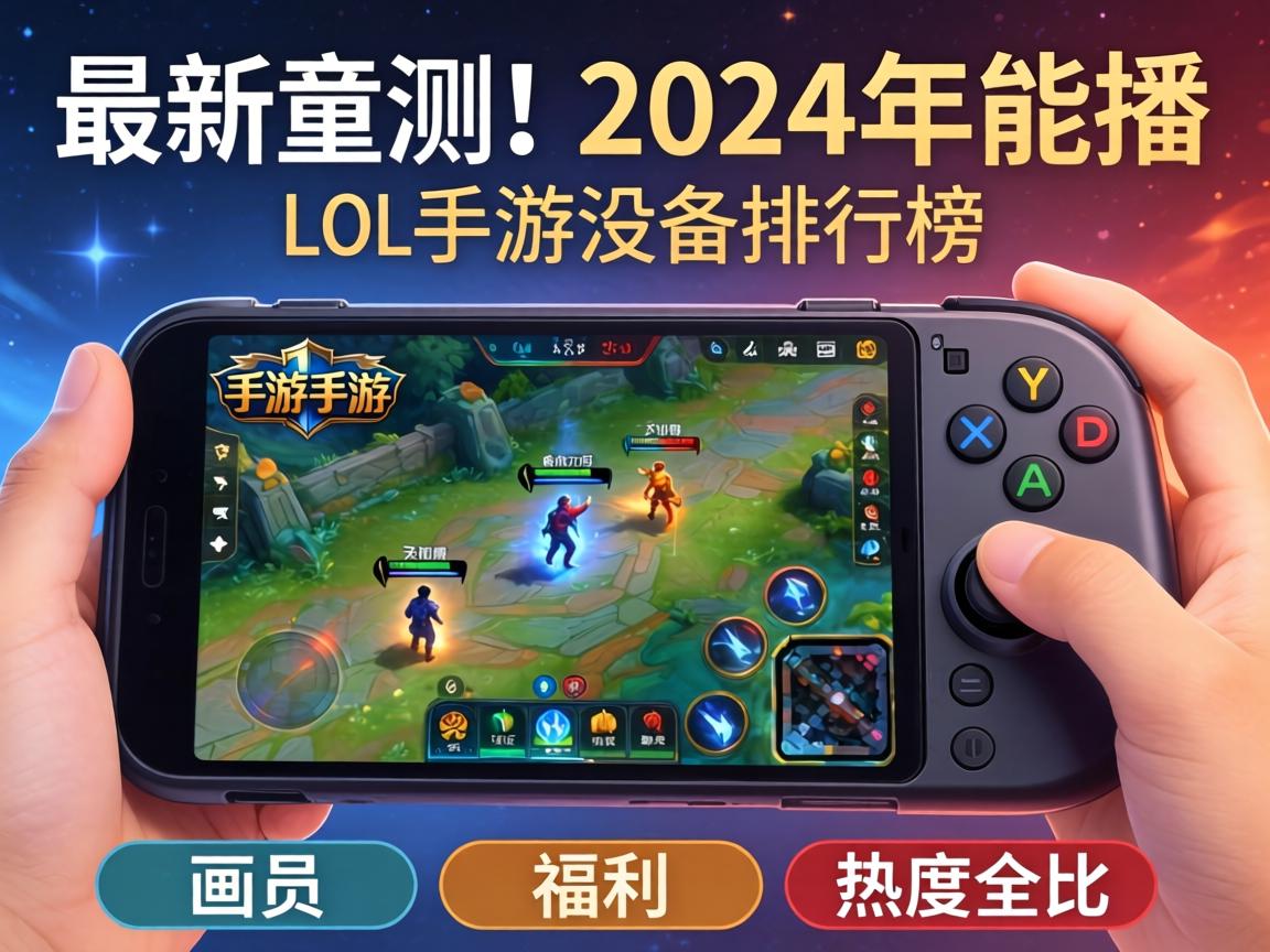 最新实测！2024年能播LOL手游的设备排行榜，画质、福利、热度全对比