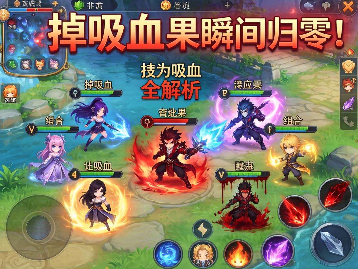 梦幻手游技能掉吸血全解析,这些技能组合让吸血效果瞬间归零!