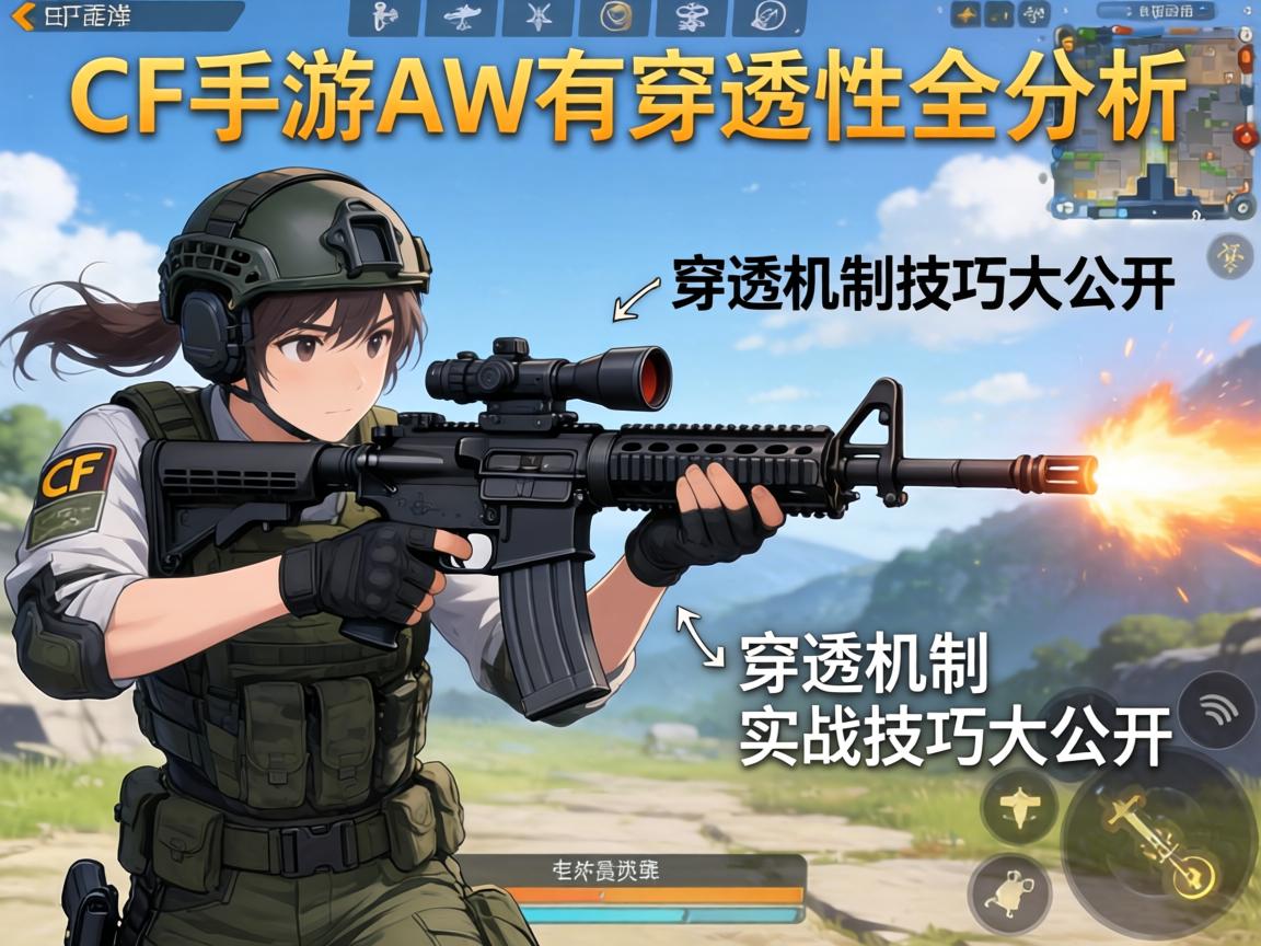 CF手游AWM穿透性全解析，穿透机制与实战技巧大公开