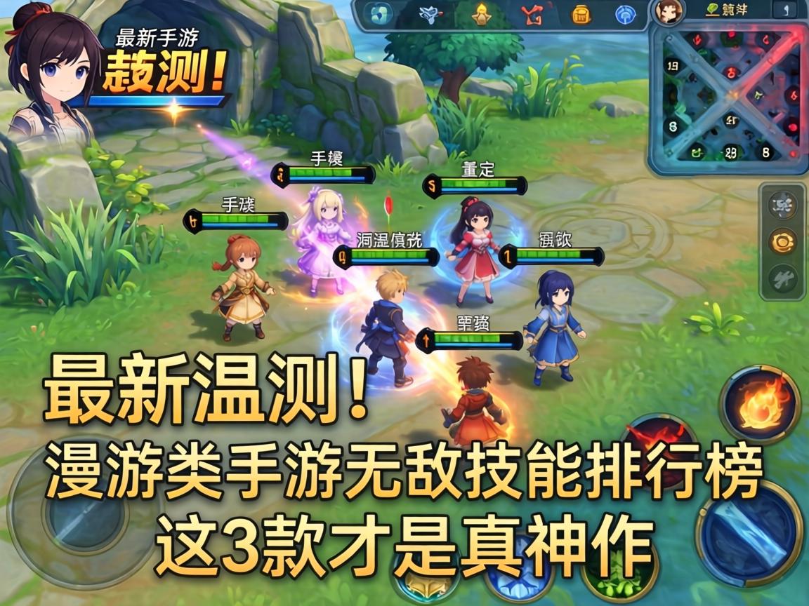 最新实测！漫游类手游无敌技能排行榜，这3款才是真神作