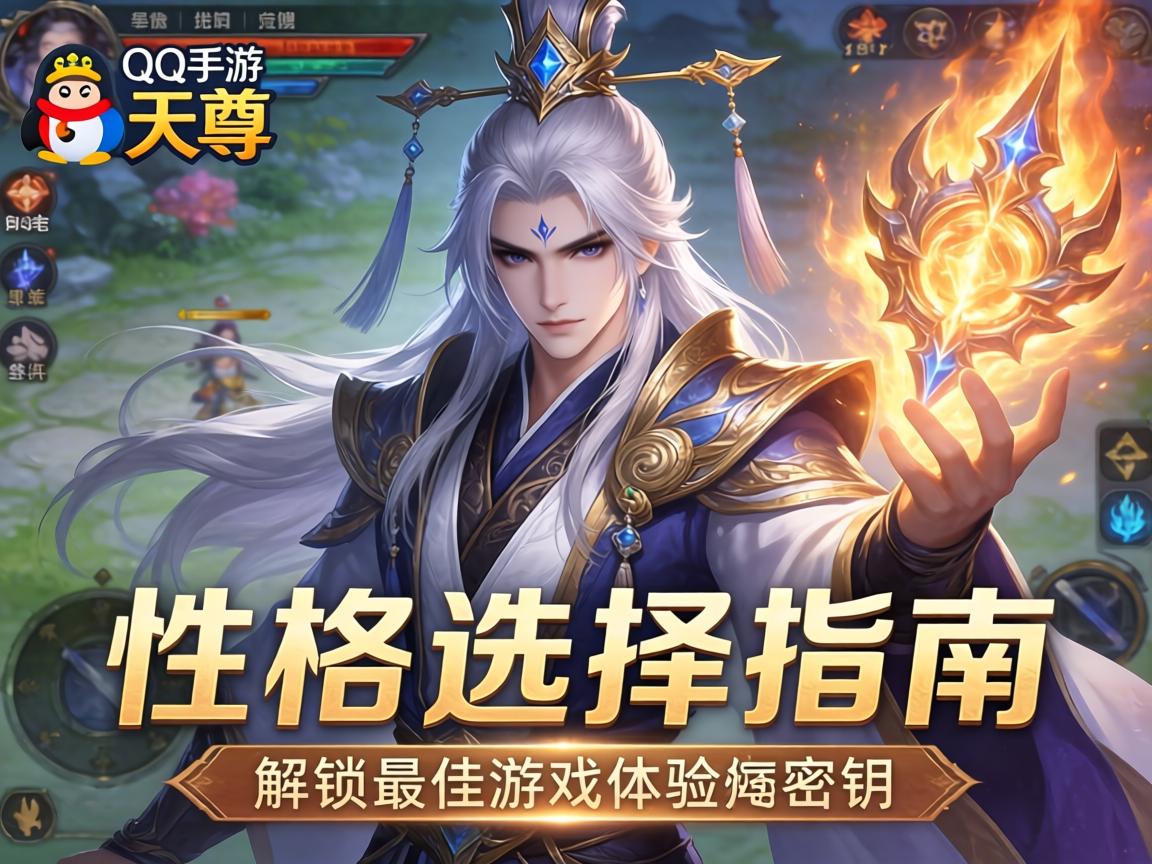 QQ手游天尊角色性格选择指南，解锁最佳游戏体验的密钥