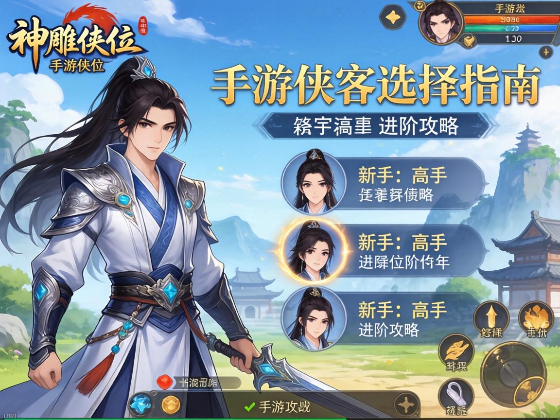 神雕侠侣手游侠客选择指南，从新手到高手的进阶攻略