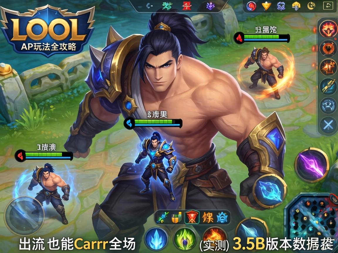 LOL手游诺手AP玩法全攻略，非主流出装也能Carry全场（实测3.5B版本数据）
