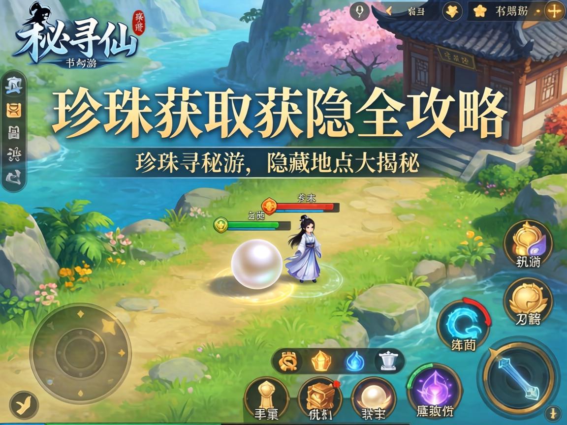 探秘寻仙手游，珍珠获取全攻略与隐藏地点大揭秘
