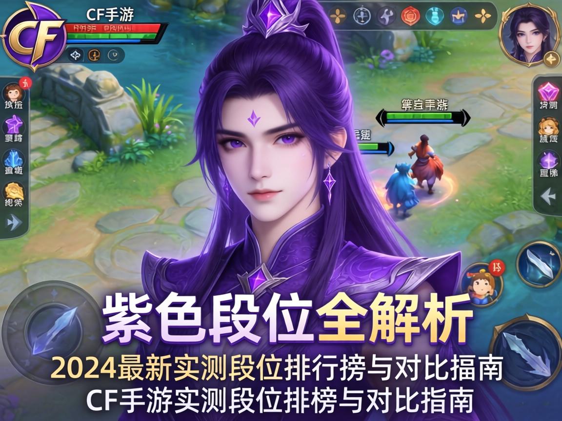 CF手游紫色段位全解析,2024最新实测段位排行榜与对比指南