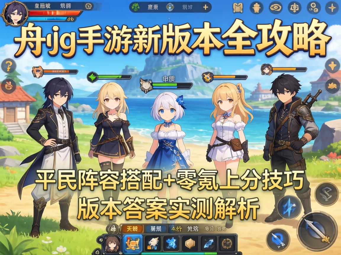 方舟手游新版本全攻略，平民阵容搭配+零氪上分技巧，版本答案实测解析