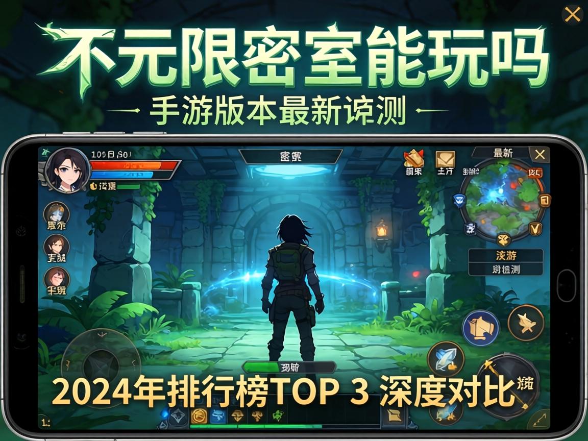 无尽密室能玩吗手游版本最新实测，2024年排行榜TOP3深度对比