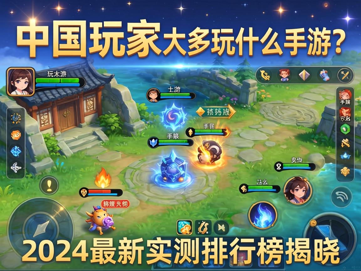 中国玩家大多玩什么手游？2024最新实测排行榜揭晓