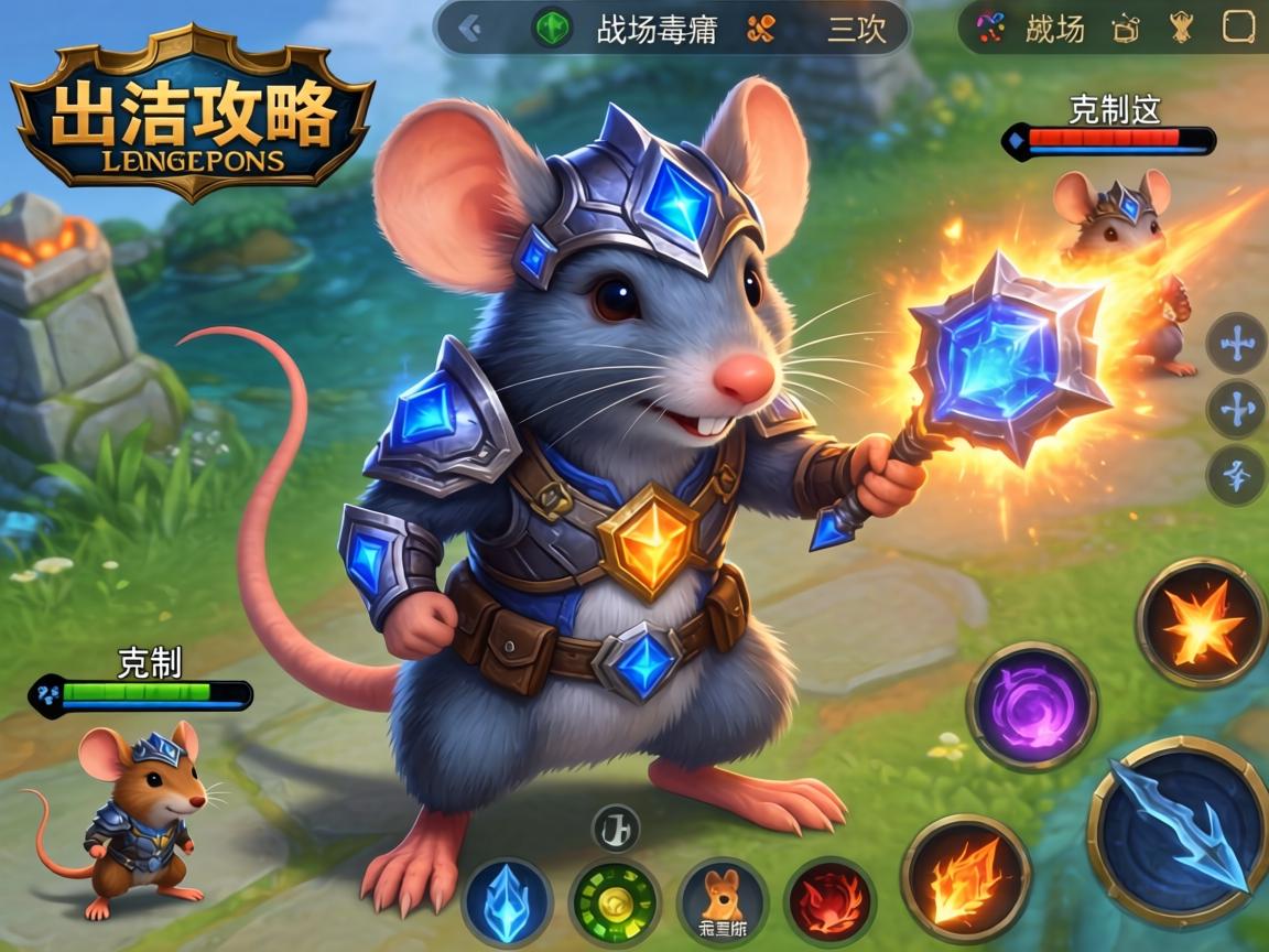 手游英雄联盟老鼠出装攻略，如何用装备克制对手，成为战场毒瘤