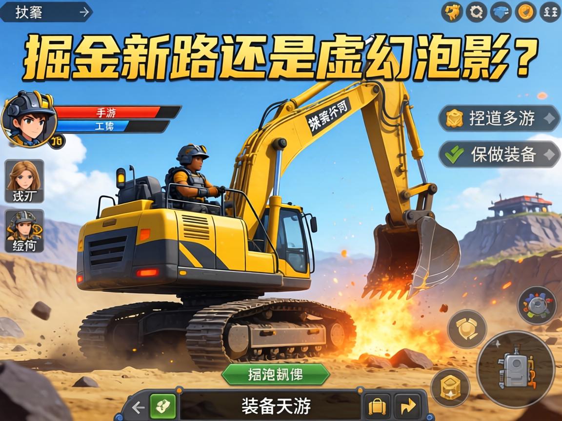 挖矿做装备手游,是掘金新路还是虚幻泡影?
