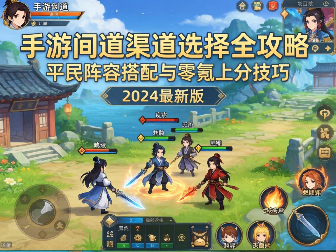 手游问道渠道选择全攻略，平民阵容搭配与零氪上分技巧（2024最新版）
