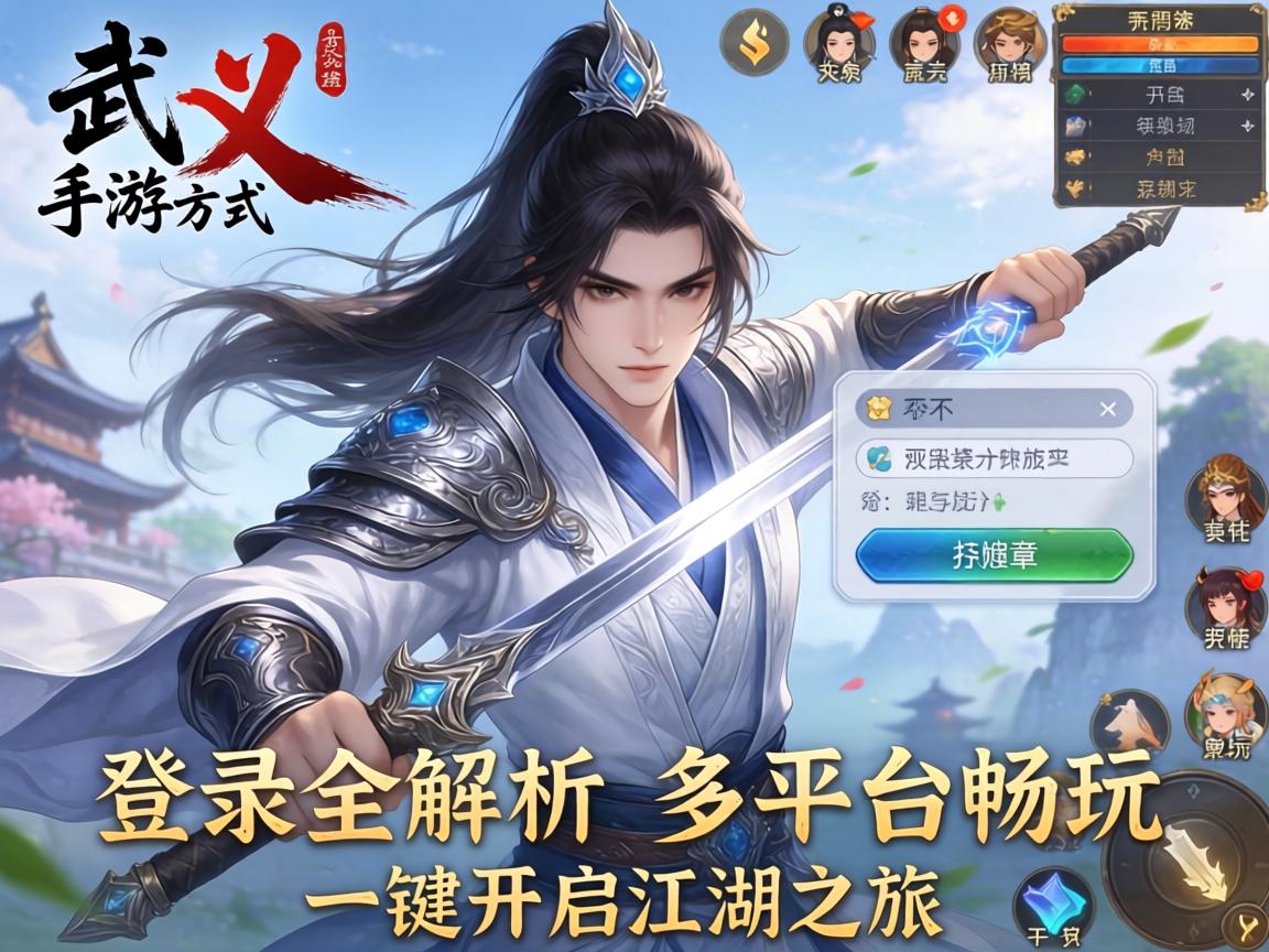 武侠乂手游登录方式全解析,多平台畅玩,一键开启江湖之旅