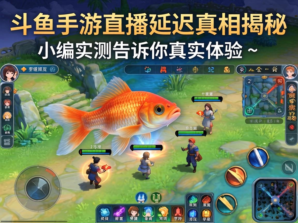 斗鱼手游直播延迟真相揭秘，小编实测告诉你真实体验