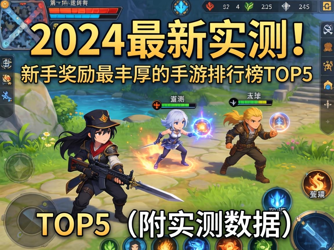 2024最新实测!新手奖励最丰厚的手游排行榜TOP5(附实测数据)