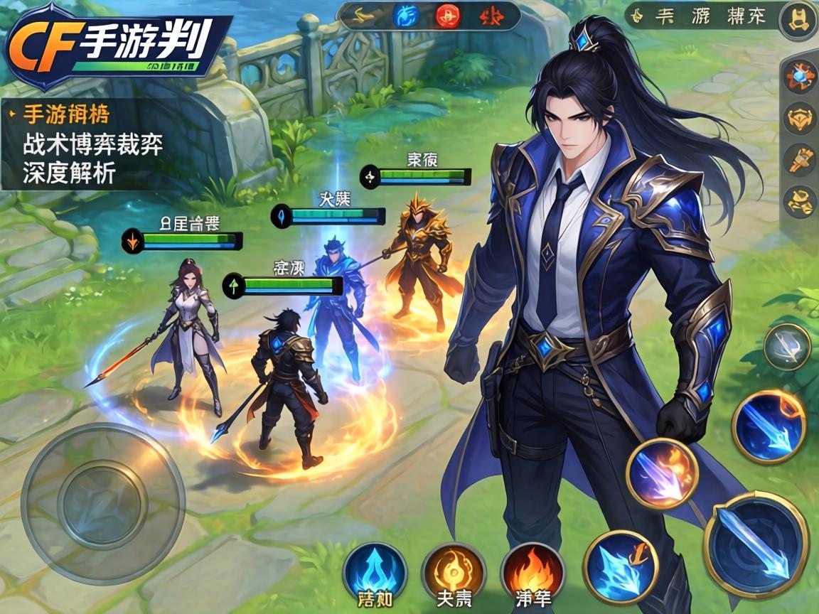 CF手游连判角色深度解析,战术博弈中的裁决者