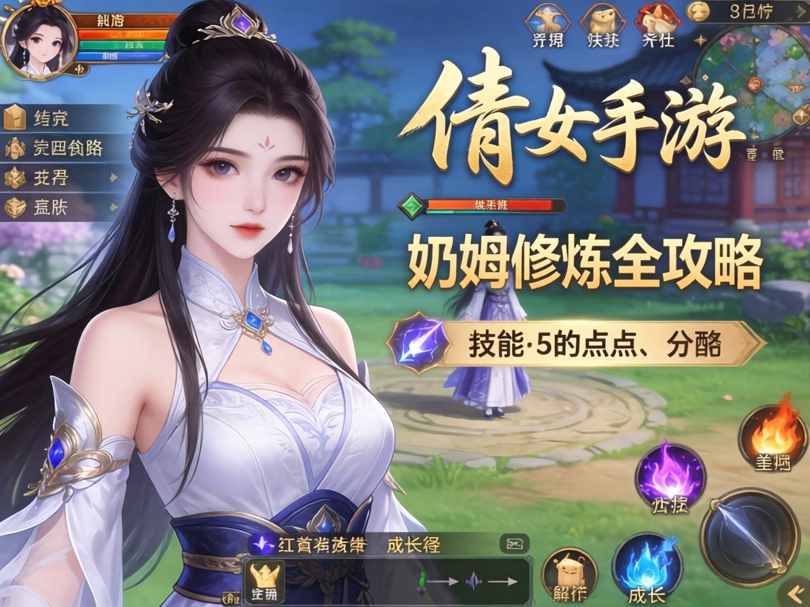 倩女手游奶妈修炼全攻略,技能点分配与成长路径解析