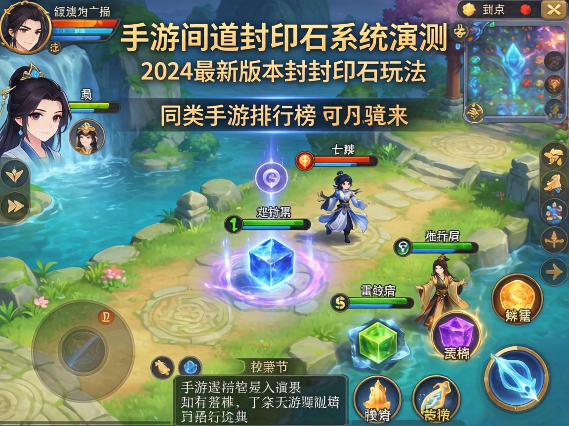手游问道封印石系统实测，2024最新版本封印石玩法与同类手游排行榜对比