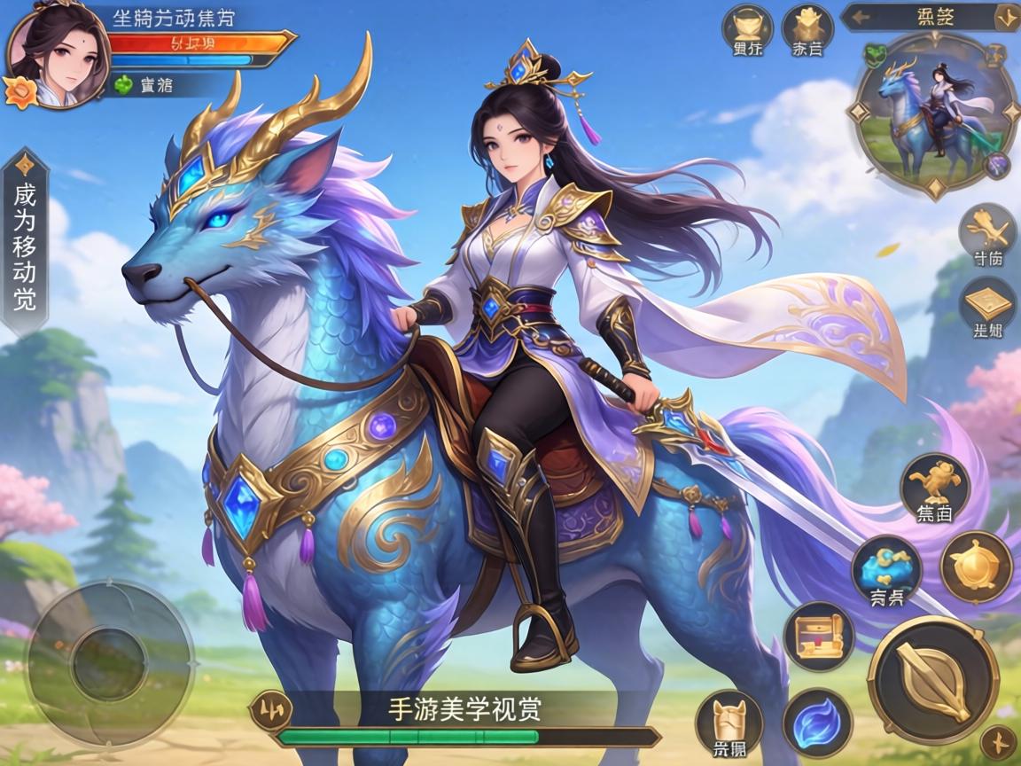 手游坐骑美学大赏，这些华丽神兽让你成为移动的视觉焦点