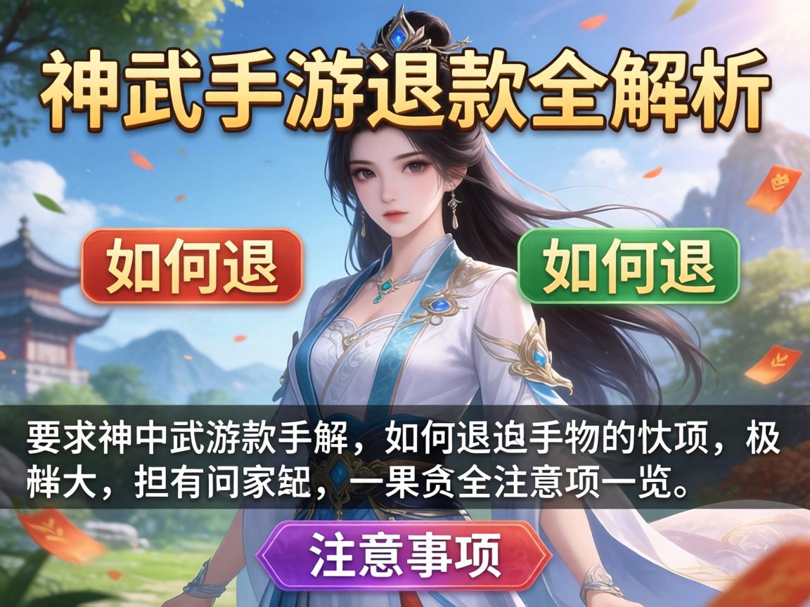 神武手游退款全解析，能否退、如何退、注意事项一览