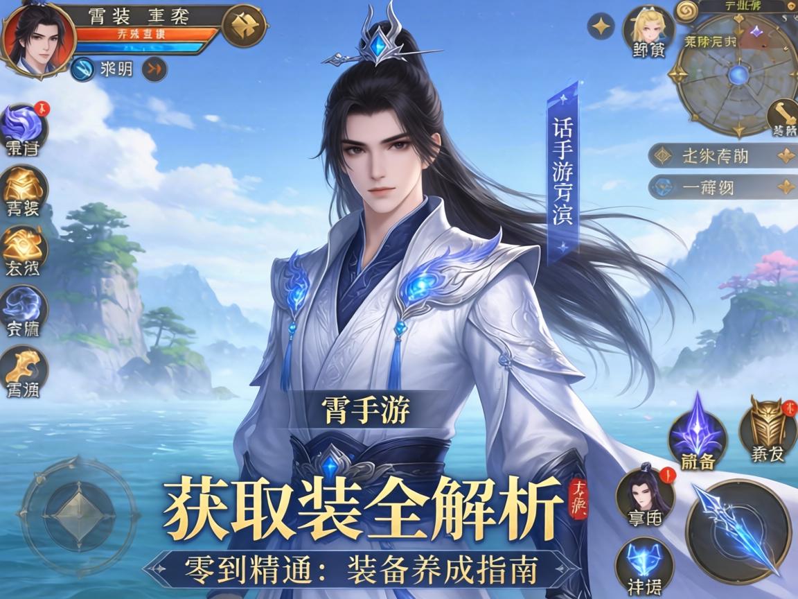 大话手游霄汉套装获取全解析,从零到精通的装备养成指南