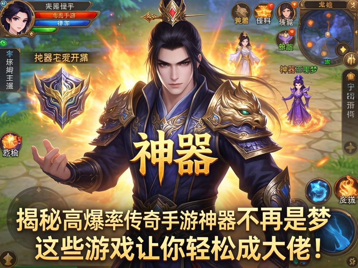 揭秘高爆率传奇手游，神器不再是梦，这些游戏让你轻松成大佬！